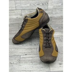 Asolo Xena GV Shoes Womens Size 10.5 Brown Yellow Gore Tex Vibram Hiking Outdoor